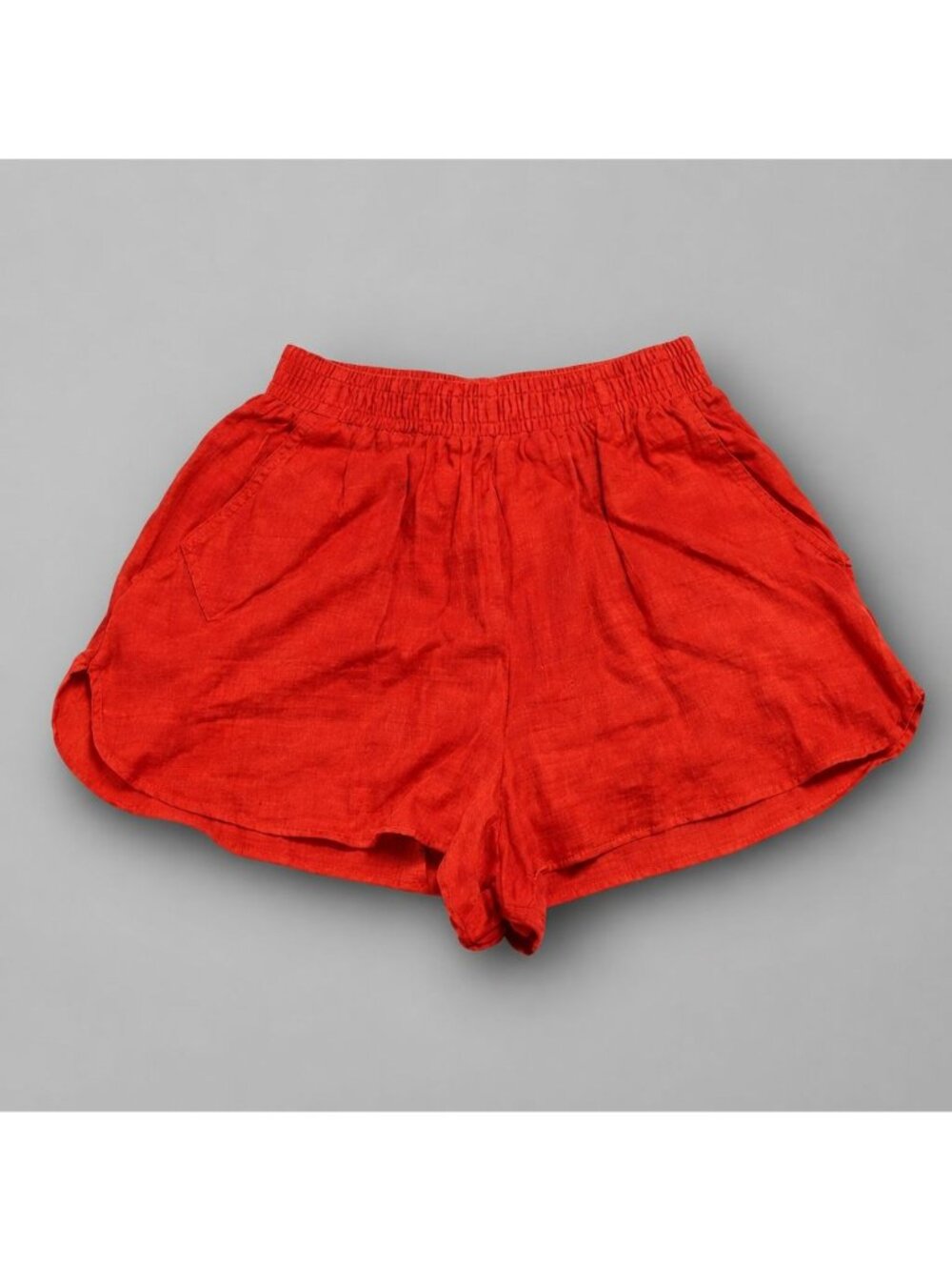 Wild Fable Coral Pull‑On Shorts – Linen XS, Pockets, Beach Boho cottage summer